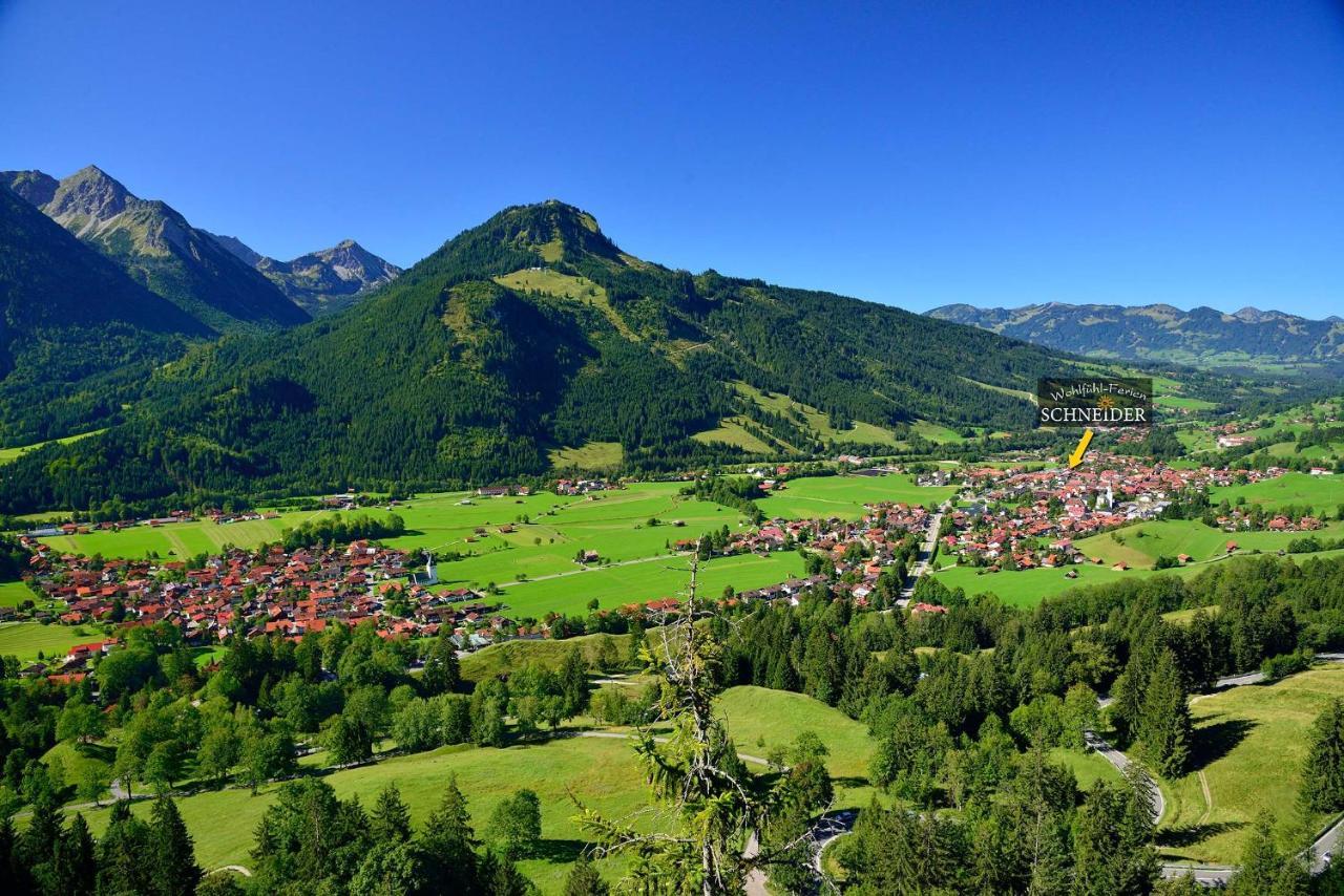 Wohlfuehl-Ferienwohnungen Schneider Бад-Хинделанг Экстерьер фото
